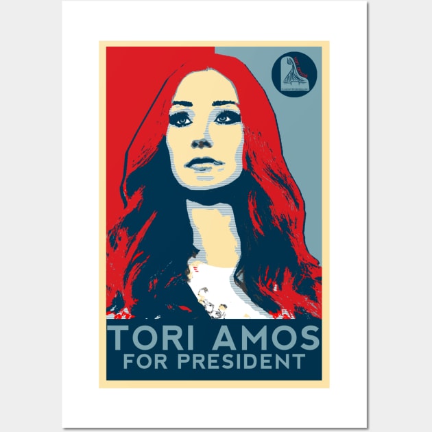 Tori Amos For President Wall Art by damonthead